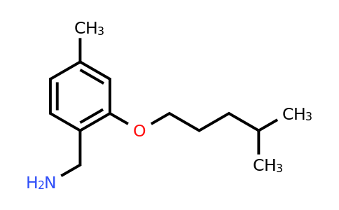 CAS 1249171-23-0 | {4-methyl-2-[(4-methylpentyl)oxy]phenyl}methanamine