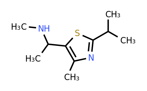 CAS 1249202-21-8 | methyl({1-[4-methyl-2-(propan-2-yl)-1,3-thiazol-5-yl]ethyl})amine
