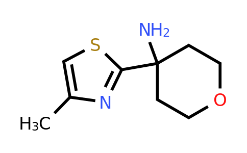 CAS 1249214-83-2 | 4-(4-methyl-1,3-thiazol-2-yl)oxan-4-amine
