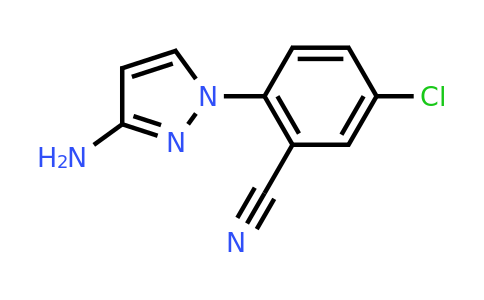 CAS 1249223-99-1 | 2-(3-amino-1H-pyrazol-1-yl)-5-chlorobenzonitrile