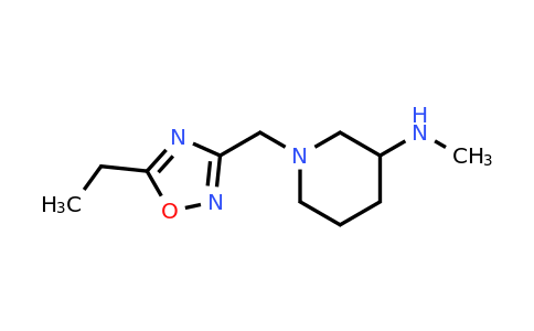 1-[(5-Ethyl-1,2,4-oxadiazol-3-yl)methyl]-N-methylpiperidin-3-amine