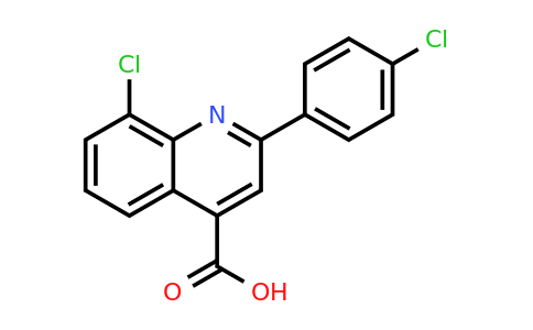 CAS 124930-93-4 | 8-Chloro-2-(4-chlorophenyl)quinoline-4-carboxylic acid
