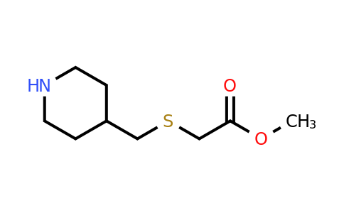 CAS 1249320-76-0 | methyl 2-{[(piperidin-4-yl)methyl]sulfanyl}acetate