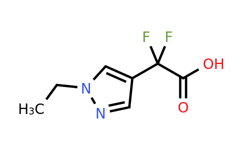 CAS 1249324-44-4 | 2-(1-ethyl-1H-pyrazol-4-yl)-2,2-difluoroacetic acid