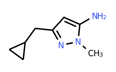 CAS 1249335-32-7 | 3-(cyclopropylmethyl)-1-methyl-1H-pyrazol-5-amine