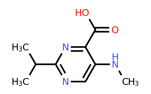 CAS 1249356-17-9 | 2-Isopropyl-5-(methylamino)pyrimidine-4-carboxylic acid