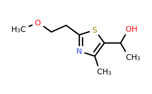 CAS 1249362-84-2 | 1-[2-(2-methoxyethyl)-4-methyl-1,3-thiazol-5-yl]ethan-1-ol