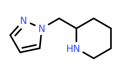 CAS 1249393-90-5 | 2-(1H-Pyrazol-1-ylmethyl)piperidine