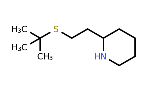CAS 1249425-80-6 | 2-[2-(tert-butylsulfanyl)ethyl]piperidine