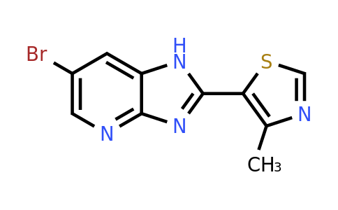 CAS 1249435-27-5 | 5-{6-bromo-1H-imidazo[4,5-b]pyridin-2-yl}-4-methyl-1,3-thiazole
