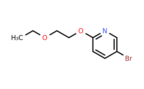 CAS 1249442-19-0 | 2-(2-ethoxyethoxy)-5-bromopyridine