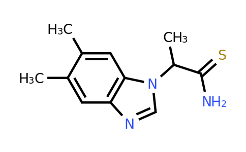 CAS 1249449-54-4 | 2-(5,6-dimethyl-1H-1,3-benzodiazol-1-yl)propanethioamide