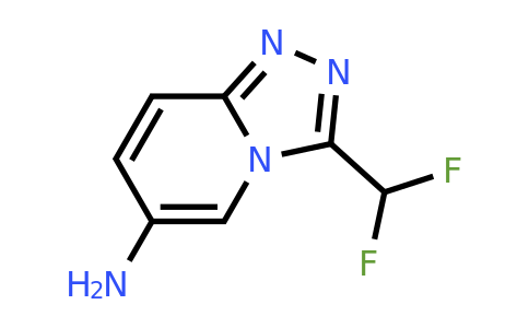 CAS 1249492-45-2 | 3-(difluoromethyl)-[1,2,4]triazolo[4,3-a]pyridin-6-amine