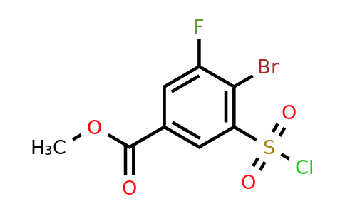 CAS 1249508-42-6 | methyl 4-bromo-3-(chlorosulfonyl)-5-fluorobenzoate