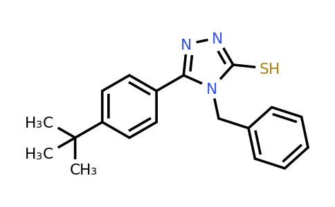 CAS 124953-71-5 | 4-benzyl-5-(4-tert-butylphenyl)-4H-1,2,4-triazole-3-thiol