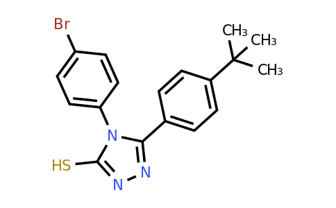 CAS 124953-73-7 | 4-(4-bromophenyl)-5-(4-tert-butylphenyl)-4H-1,2,4-triazole-3-thiol