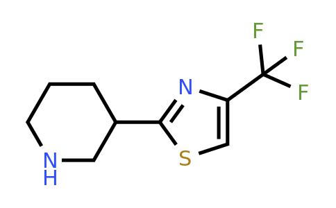 CAS 1249566-89-9 | 3-[4-(trifluoromethyl)-1,3-thiazol-2-yl]piperidine