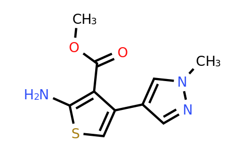CAS 1249622-16-9 | Methyl 2-amino-4-(1-methyl-1H-pyrazol-4-yl)thiophene-3-carboxylate