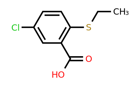 CAS 1249627-95-9 | 5-chloro-2-(ethylsulfanyl)benzoic acid