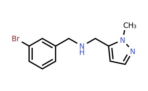 CAS 1249664-39-8 | [(3-Bromophenyl)methyl][(1-methyl-1H-pyrazol-5-yl)methyl]amine