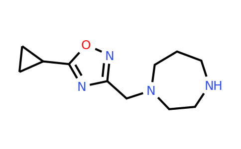 CAS 1249732-62-4 | 1-[(5-Cyclopropyl-1,2,4-oxadiazol-3-yl)methyl]-1,4-diazepane