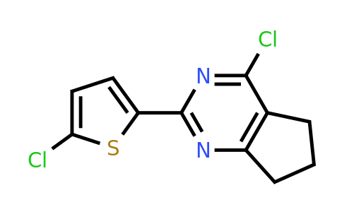 CAS 1249768-08-8 | 4-chloro-2-(5-chlorothiophen-2-yl)-5H,6H,7H-cyclopenta[d]pyrimidine