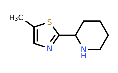 CAS 1249785-81-6 | 2-(5-methyl-1,3-thiazol-2-yl)piperidine