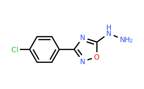 CAS 1249799-89-0 | 3-(4-Chlorophenyl)-5-hydrazinyl-1,2,4-oxadiazole