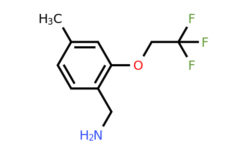 CAS 1249802-64-9 | [4-methyl-2-(2,2,2-trifluoroethoxy)phenyl]methanamine