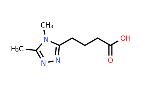 CAS 1249819-92-8 | 4-(Dimethyl-4H-1,2,4-triazol-3-yl)butanoic acid