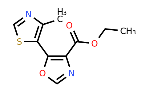 CAS 1249854-25-8 | ethyl 5-(4-methyl-1,3-thiazol-5-yl)-1,3-oxazole-4-carboxylate