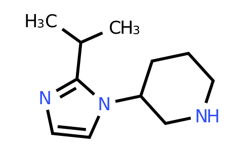 CAS 1249887-18-0 | 3-[2-(Propan-2-yl)-1H-imidazol-1-yl]piperidine