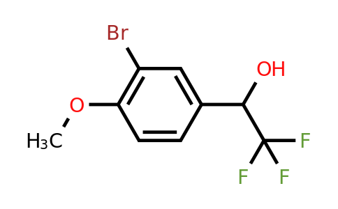 CAS 1249929-52-9 | 1-(3-bromo-4-methoxyphenyl)-2,2,2-trifluoroethan-1-ol