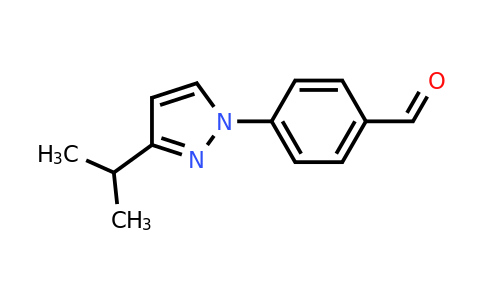CAS 1249939-76-1 | 4-[3-(propan-2-yl)-1H-pyrazol-1-yl]benzaldehyde