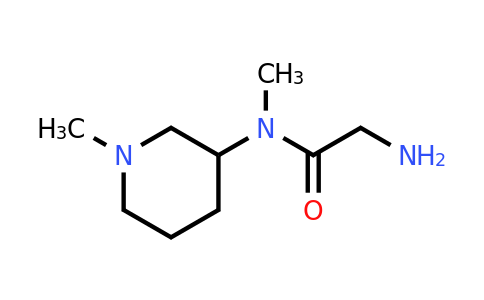 CAS 1249956-38-4 | 2-Amino-N-methyl-N-(1-methylpiperidin-3-yl)acetamide