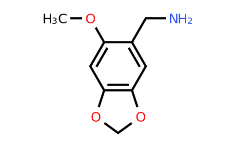 CAS 1250007-67-0 | (6-methoxybenzo[d][1,3]dioxol-5-yl)methanamine