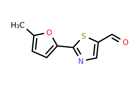 CAS 1250012-15-7 | 2-(5-methylfuran-2-yl)-1,3-thiazole-5-carbaldehyde