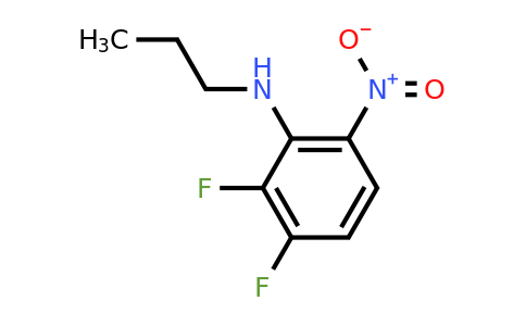 CAS 1250052-21-1 | 2,3-Difluoro-6-nitro-N-propylaniline