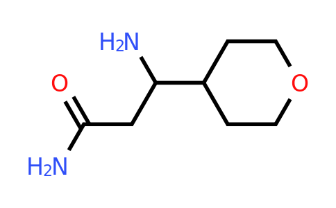 CAS 1250074-10-2 | 3-amino-3-(oxan-4-yl)propanamide
