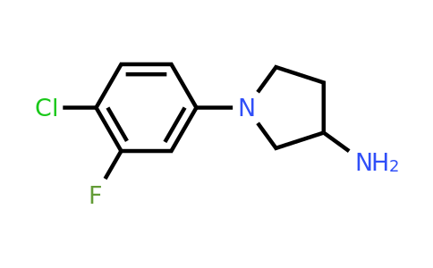 CAS 1250074-31-7 | 1-(4-chloro-3-fluorophenyl)pyrrolidin-3-amine