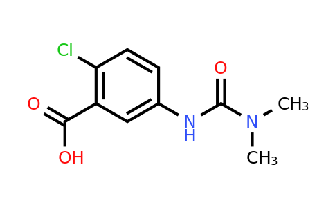 CAS 1250075-49-0 | 2-chloro-5-[(dimethylcarbamoyl)amino]benzoic acid