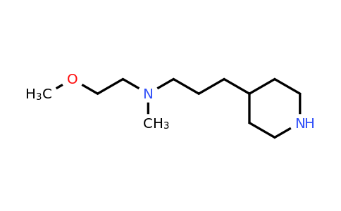 CAS 1250137-62-2 | (2-methoxyethyl)(methyl)[3-(piperidin-4-yl)propyl]amine