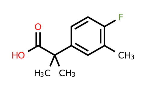 CAS 1250140-56-7 | 2-(4-fluoro-3-methylphenyl)-2-methylpropanoic acid
