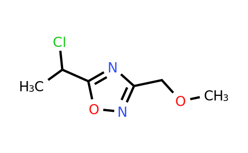 CAS 1250158-52-1 | 5-(1-chloroethyl)-3-(methoxymethyl)-1,2,4-oxadiazole