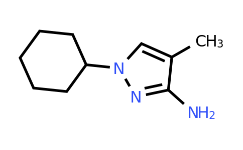 CAS 1250163-49-5 | 1-cyclohexyl-4-methyl-1H-pyrazol-3-amine