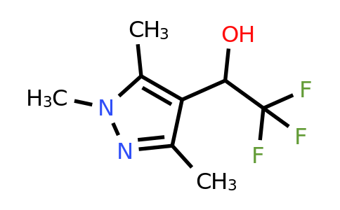 CAS 1250182-67-2 | 2,2,2-trifluoro-1-(trimethyl-1H-pyrazol-4-yl)ethan-1-ol