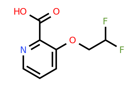CAS 1250216-31-9 | 3-(2,2-Difluoroethoxy)pyridine-2-carboxylic acid