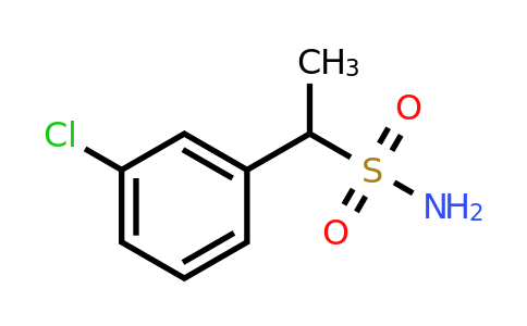 CAS 1250227-27-0 | 1-(3-chlorophenyl)ethane-1-sulfonamide
