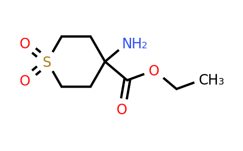 CAS 1250287-78-5 | ethyl 4-amino-1,1-dioxothiane-4-carboxylate