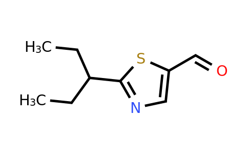 CAS 1250335-86-4 | 2-(pentan-3-yl)-1,3-thiazole-5-carbaldehyde